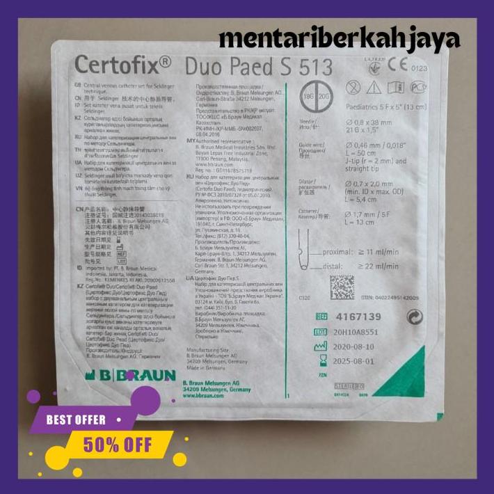 Jual CERTOFIX DUO PAED S 513 B-BRAUN REKOMENDASI | Shopee Indonesia