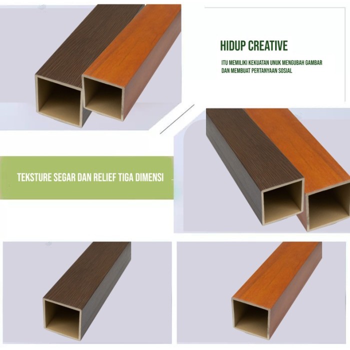 Jual LAIV Partisi Hollow Indoor PVC Sekat Ruangan Wallpanel WPC Wood ...