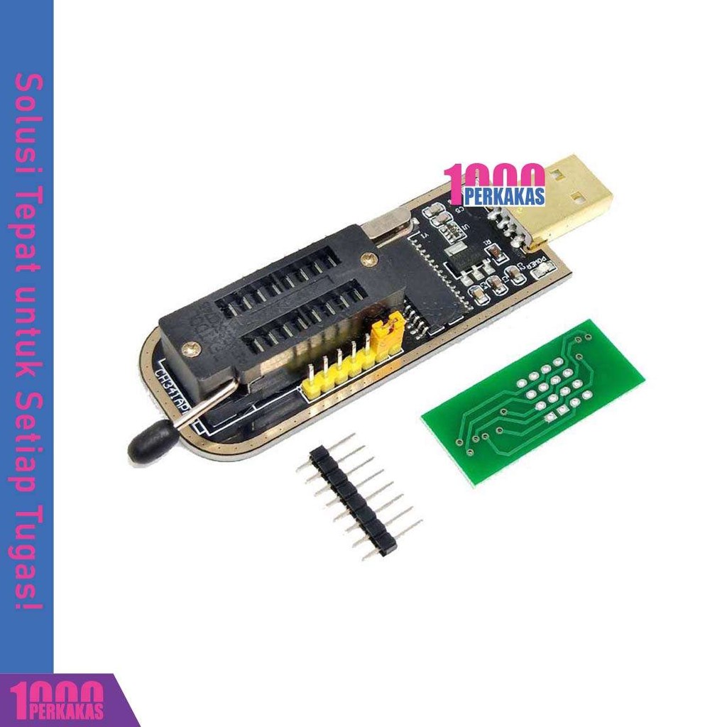 Jual EEPROM Flash Bios CH341A 1P / USB Programmer / Series 24 25 CH341 ...