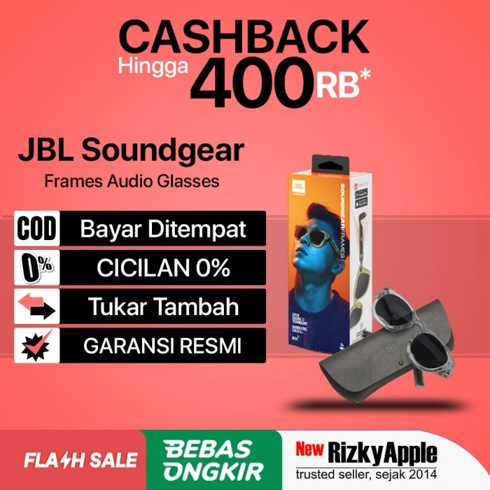 Jual JBL Soundgear Frames Audio Glasses OpenSound Technology 2 Mics for ...