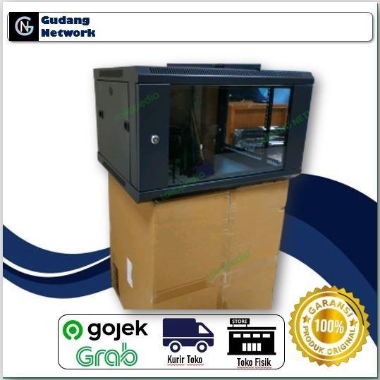 Jual Wallmount Rack 6U Depth 500mm Single Door 19'' / Rack Server 6U ...