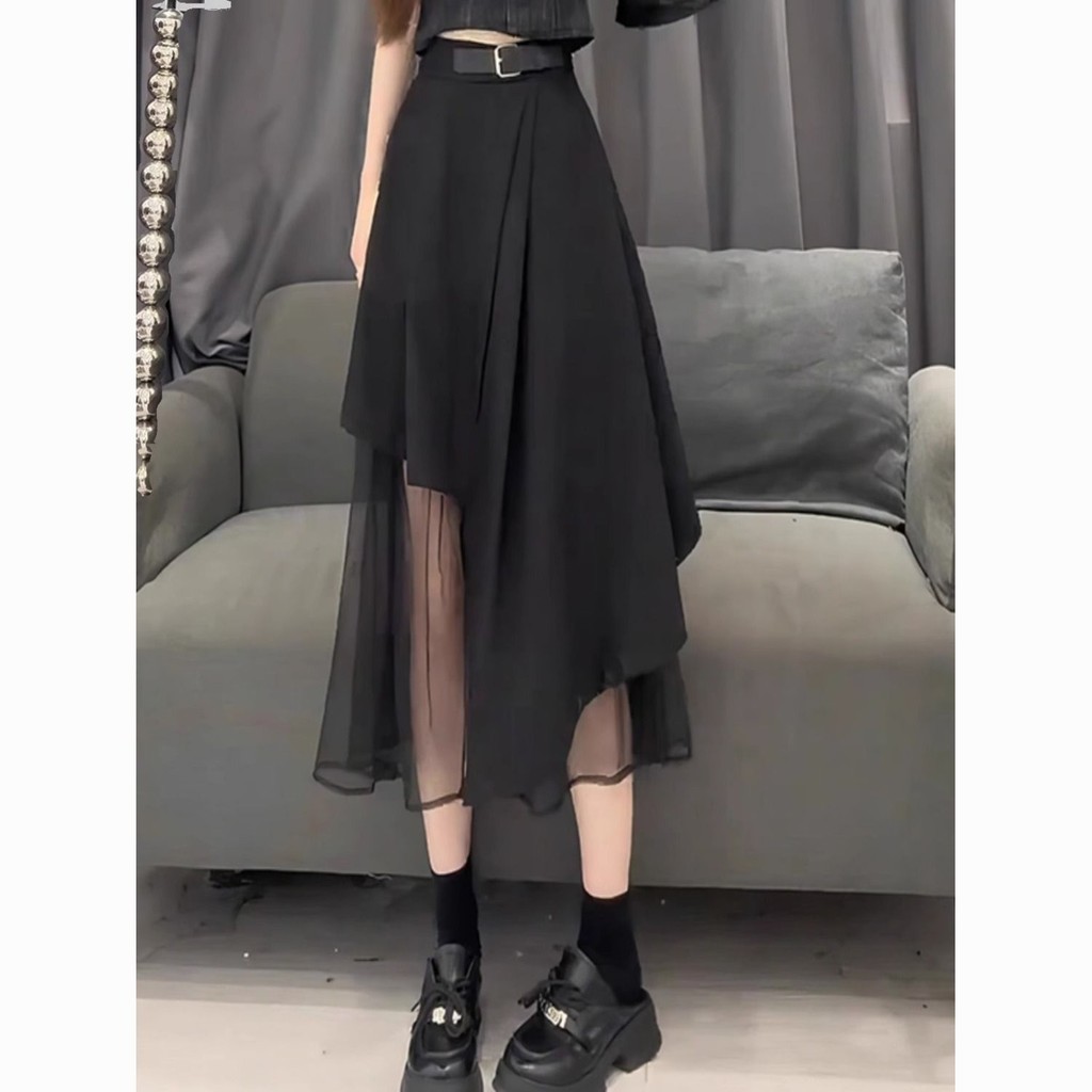 Jual Rok Midi Wanita Kelas Atas, Elegan, Mode Baru Desain Jahitan Rok ...