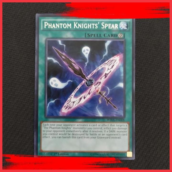 Yu-Gi-Oh! Phantom Knights‘ Spear Karte – LEHD-ENC14, Common, 1. Auflage