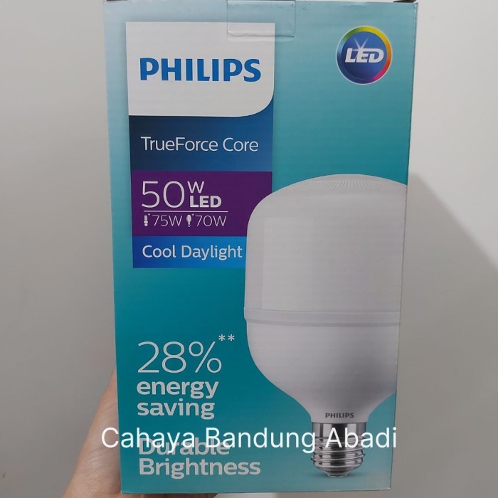 Jual Philips lampu LED Trueforce Tforce 50W 50 Watt E40 Putih 6500K ...