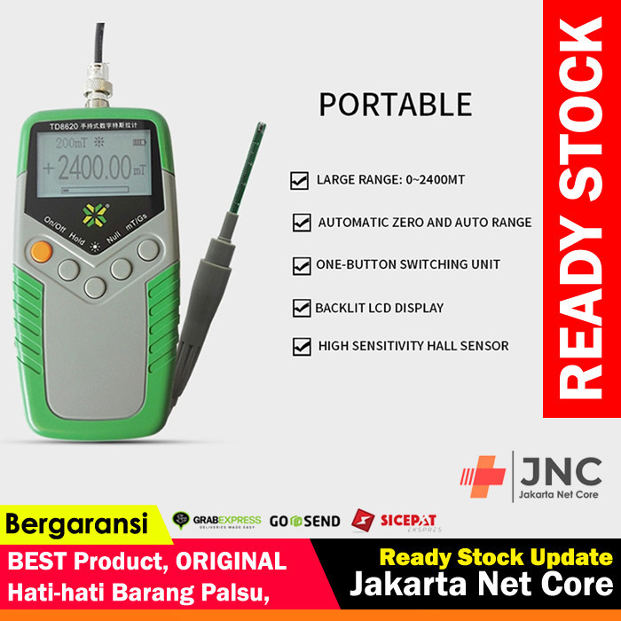 Digitales Gauß-Messgerät 0-2400mT - Mit Metallsonde Für Magnete & Motoren