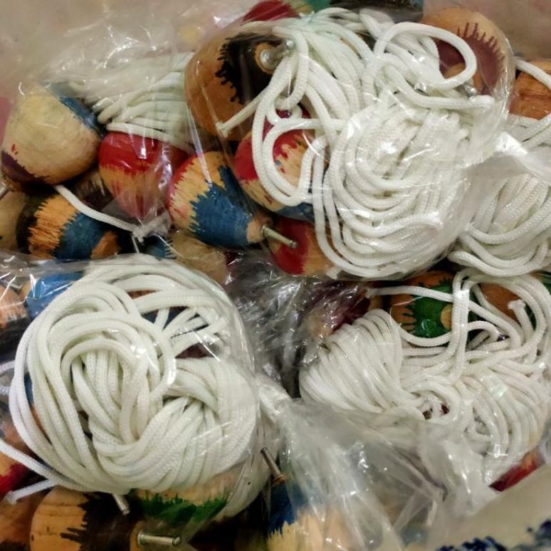 Jual TODAY 10PCS PANGGAL KAYU UKURAN BESAR / GANGSING KAYU / MAINAN ...