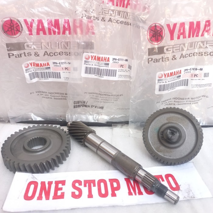 Jual Gigi Rasio Set As Polly Mio M3 Mio 125 2Ph Asli Yamaha | Shopee ...