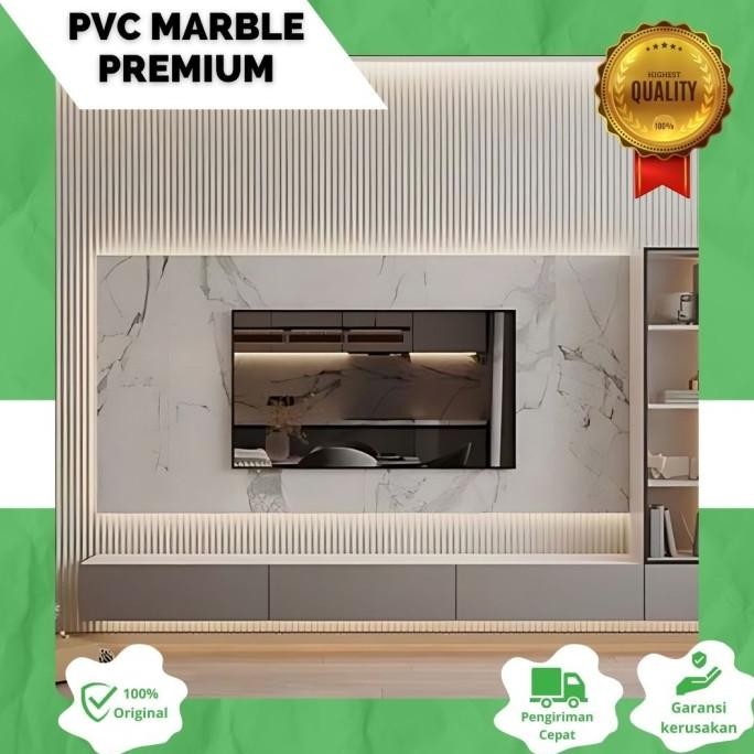 Jual Pvc marble/Pvc marmer/Panel Pvc marmer 1,22 x 1,45m dan 1,22 x2,9m ...