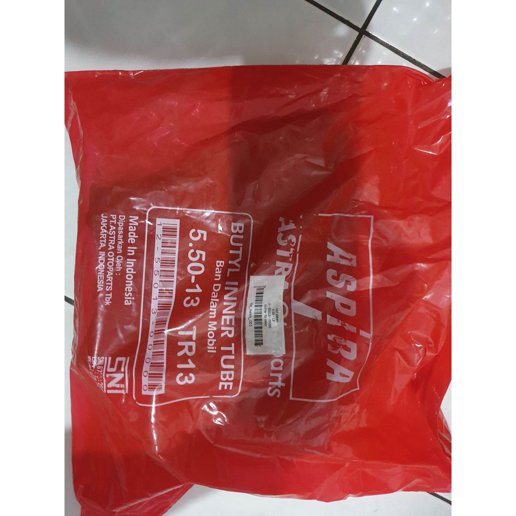 Jual Aspira Ban Dalam 550-13 - Natural Rubber Kendaraan Roda 4 | Shopee ...