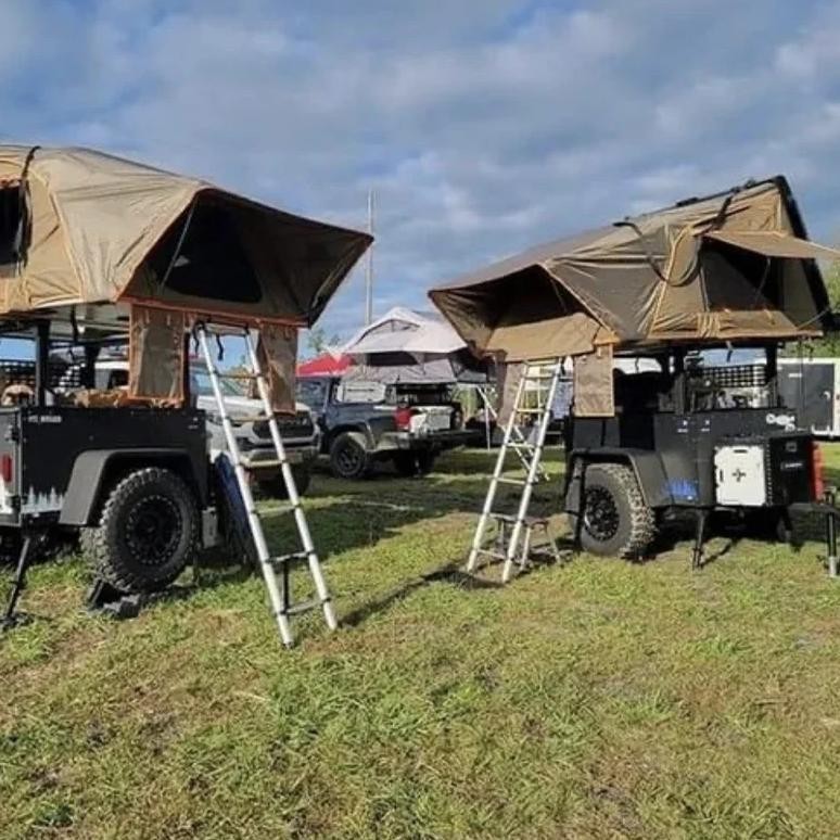 Jual waterproof abs hard shell tent rooftop camp outdoor car top roof ...