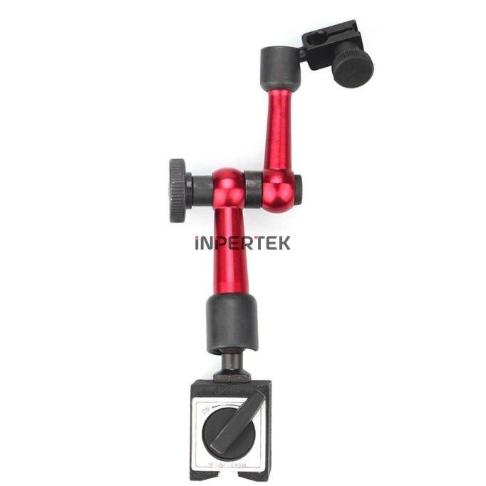Jual Dial Indicator + Magnetic Base Flexible Mini Stand Gauge Indikator ...