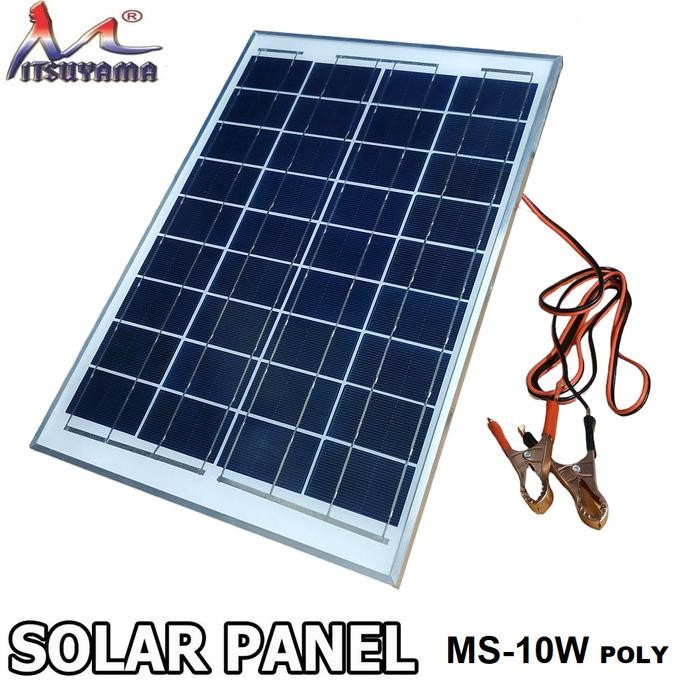 Jual Solar Panel Tenaga Surya - papan Solar Panel 10W polycrystalline ...