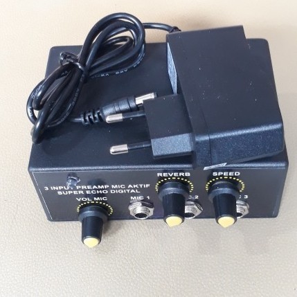 Jual Efek Vokal/Pre Amp Mic Echo Digital/Penguat Suara Gitar Listrik