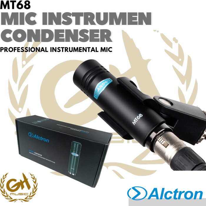 Jual Hilmawanmall - Alctron Mt68 Condenser Instrument Microphone - Mic ...