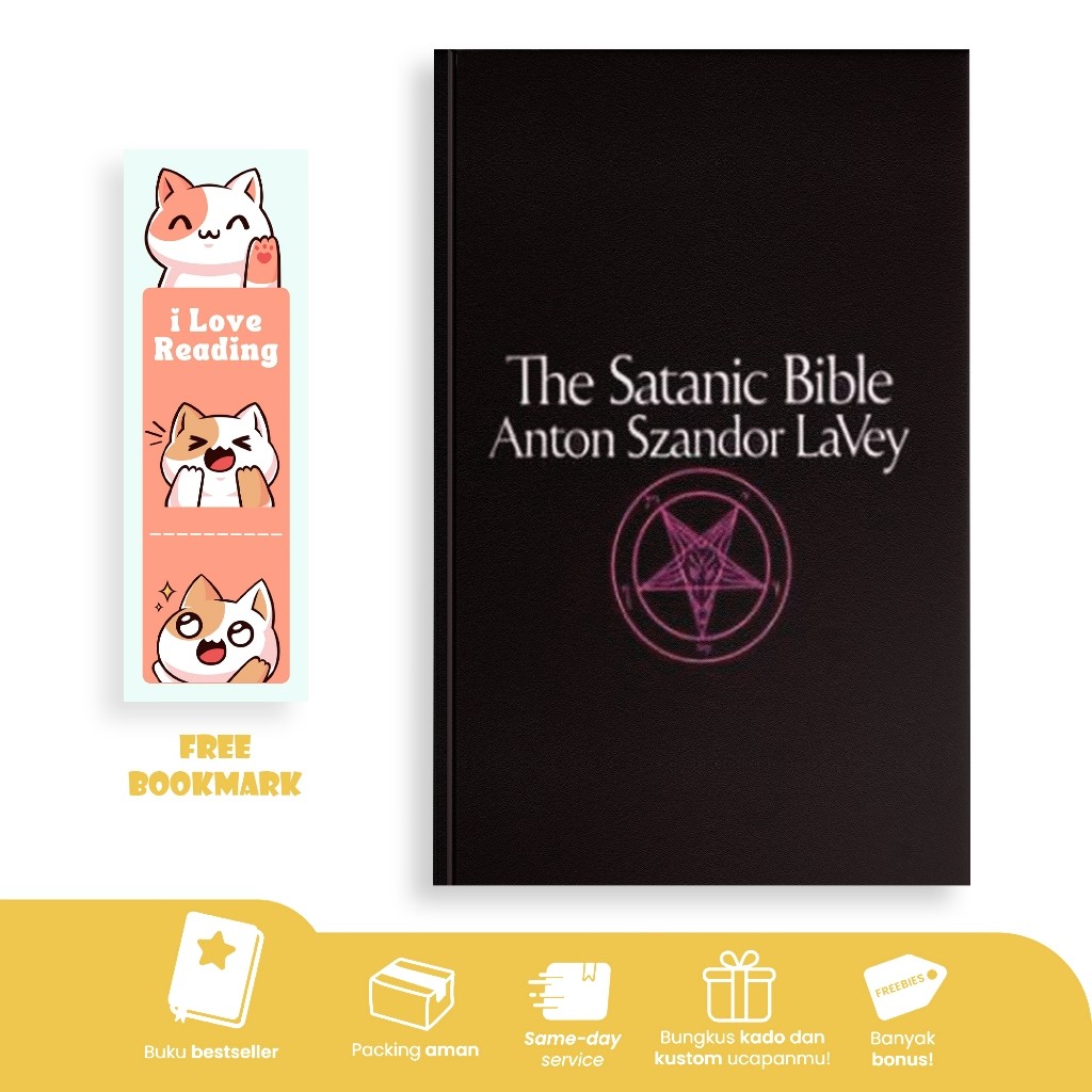 Jual Satanic Bible by Anton LaVey by Anton Szandor Lavey (English ...