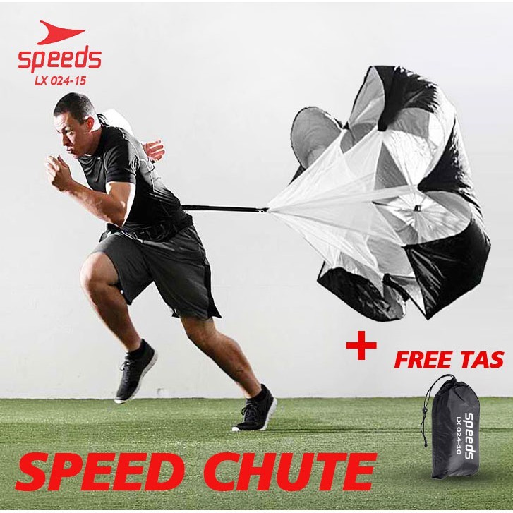 Jual SPEEDS Speed Chute Parasut Latihan Lari Agility Strength Ikat ...