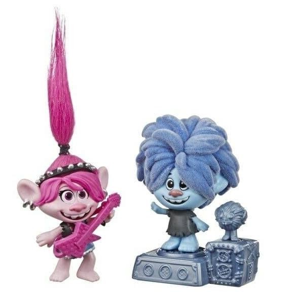 Jual Promo Trolls World Tour - Rock City Bobble Poppy And Hard Rock Kid ...