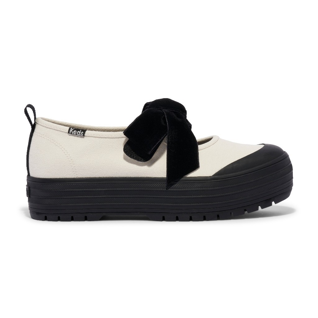 Keds レディース Mary Jane フラット, ブラックキャンバス, 9