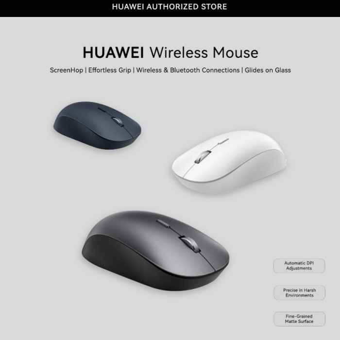 Jual Huawei Bluetooth Mouse Cd23 (2Nd Generation) Original | Shopee ...