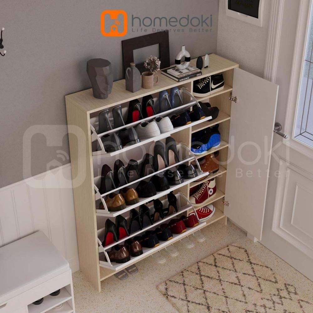 Jual Rak Sepatu Minimalis/Rak Sepatu Susun/Rak Sepatu Tertutup/Rak ...