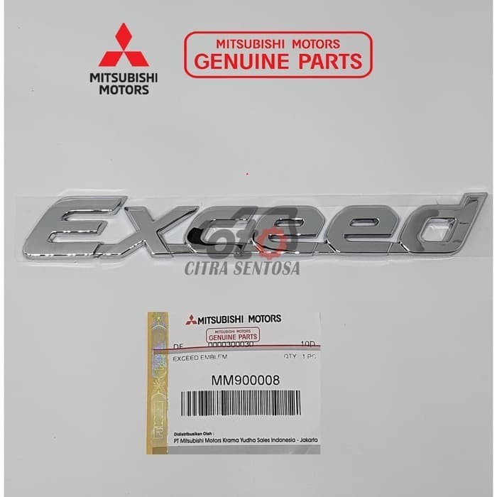 Jual EMBLEM EXCEED MITSUBISHI XPANDER MM900008 | Shopee Indonesia