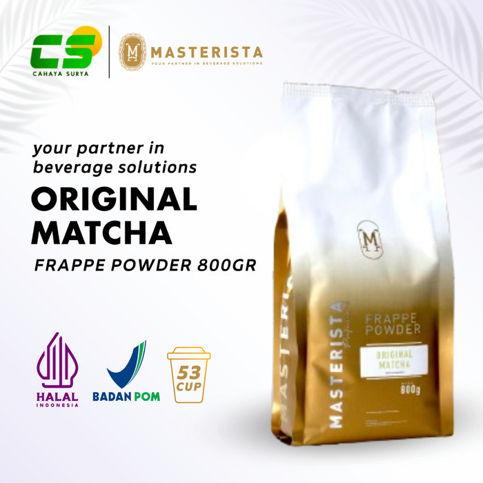 Jual Masterista Powder Original Matcha - Bubuk Minuman Rasa Matcha ...