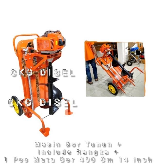 Jual Paling Hemat Mesin Bor Tanah Eart Auger Matsumoto Med 680 Wf ...