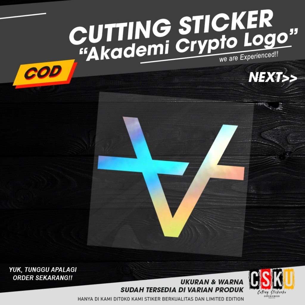 Jual Cutting Stiker Akademi Crypto Logo Timothy Variasi Motor Mobil Sticker  Ulti Nolan Kaca Dasbor Body | Shopee Indonesia