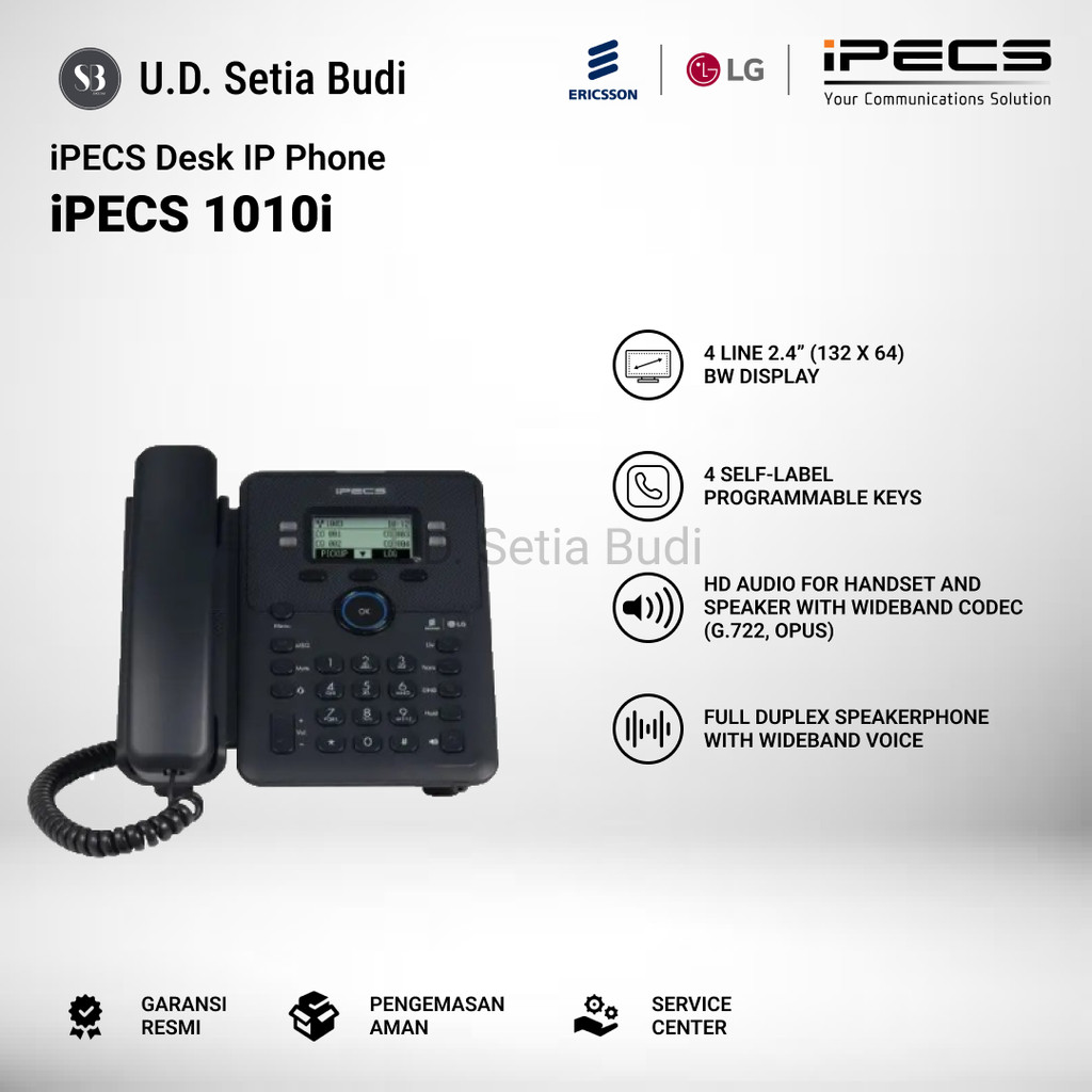Jual IP Phone LG Ericsson IPECS 1010i 4 Line 4 Key Deskphone | Shopee ...