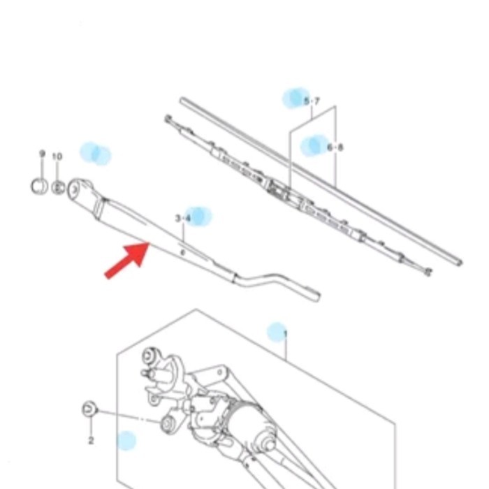 Jual New Wiper Arm Gagang Wiper Depan Karimun Wagon R Original Hrg 1 Pc ...