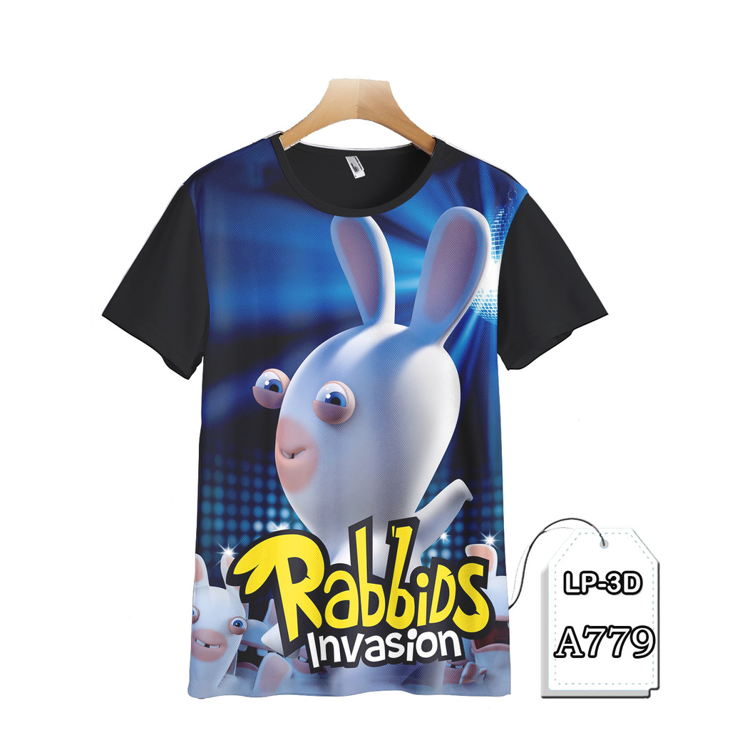 Jual Baju Rabbids Invasion Kaos Anak dan Dewasa Printing 3D LP3D-A779 ...