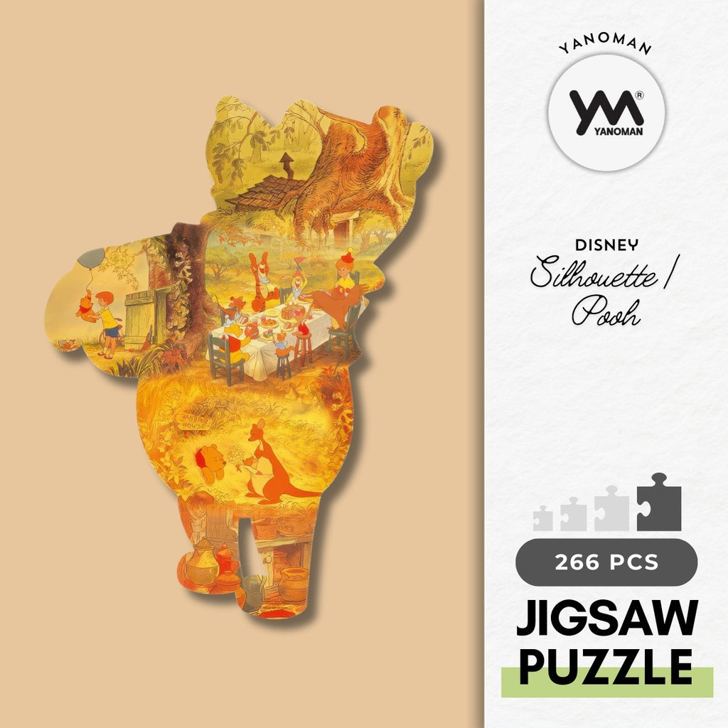 Jual Yanoman 31-04 Silhouette / Pooh 266 PCS Jigsaw Puzzle | Shopee ...
