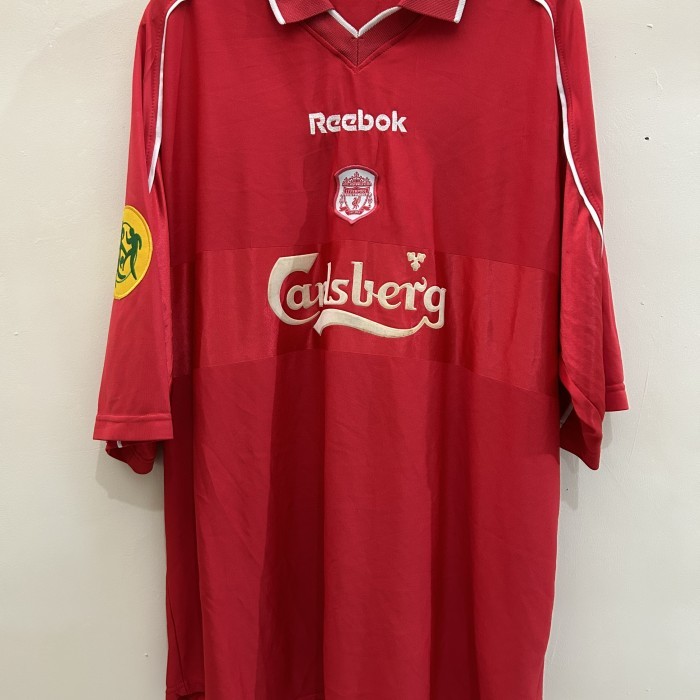 Jual JERSEY ORIGINAL LIVERPOOL 2000/01 HOME SHIRT | Shopee Indonesia