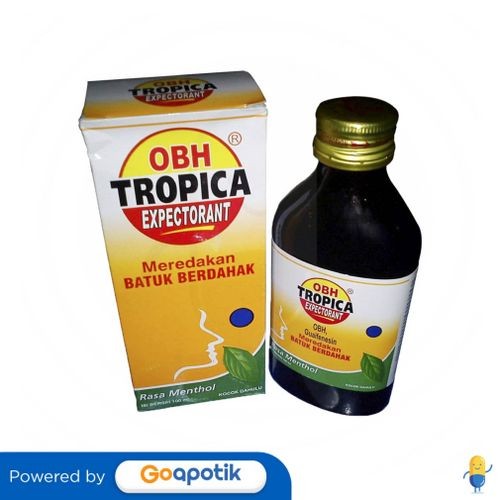 Jual OBH TROPICA EXPECTORANT MENTOL SIRUP 60 ML | Shopee Indonesia