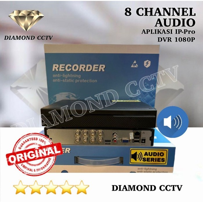Jual Promo!! Dvr 8Ch 5Mp Audio Hybrid Dvr 8 Channel Audio | Shopee ...