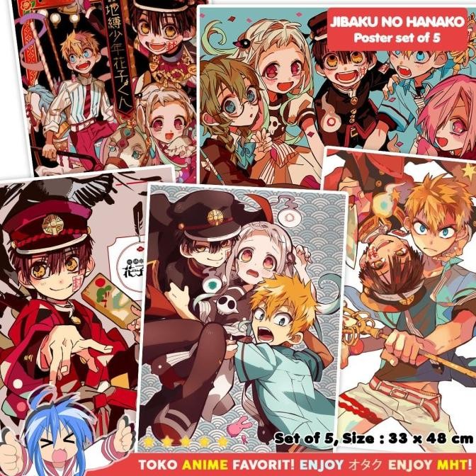 Jual Poster Anime Jibaku Shounen Hanako-kun Set Of 5 | Shopee Indonesia