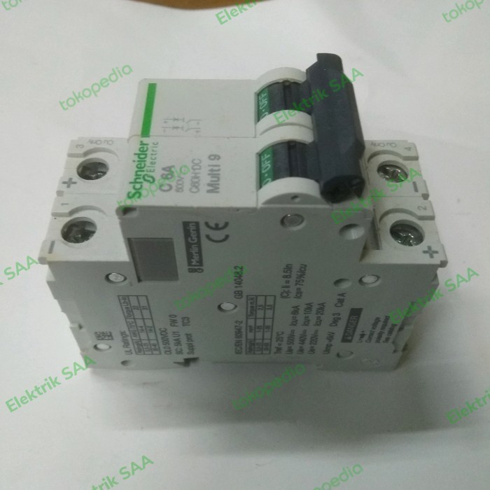 Jual MCB DC 2P 16A C60H-DC Schneider | Shopee Indonesia