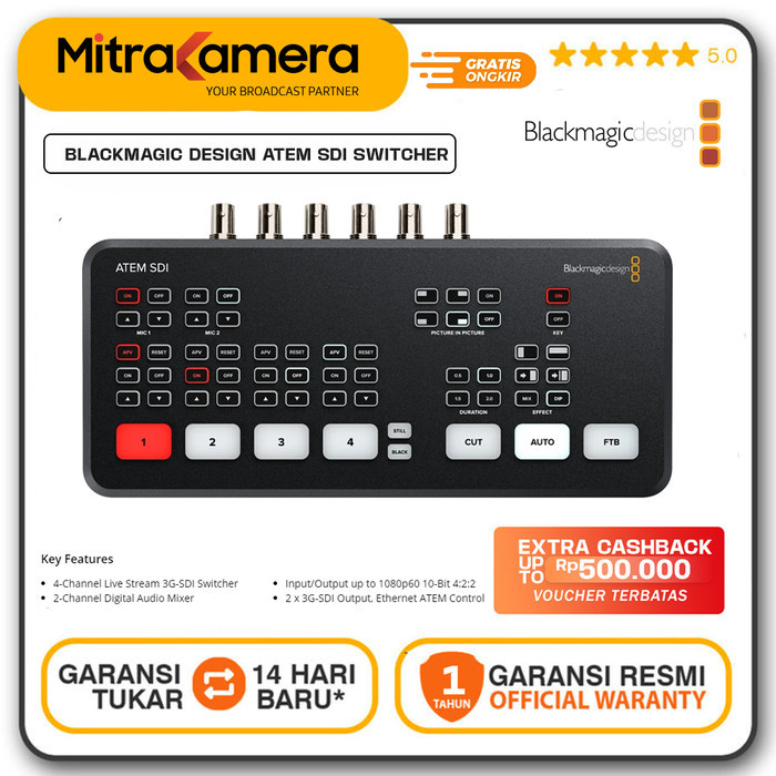 Jual Blackmagic Design ATEM SDI Switcher | Shopee Indonesia