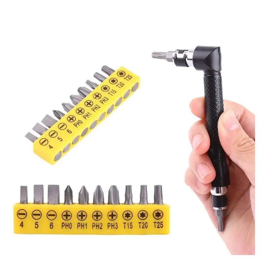 Jual EM Mata Obeng Set 10pcs 6.35mm AD86 / Screwdriver Bit Bor Cordless ...