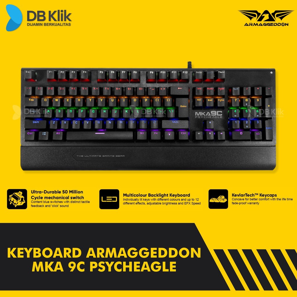 Jual Armaggeddon Keyboard Mka-9C Psycheagle - Keyboard Mka 9C | Shopee ...