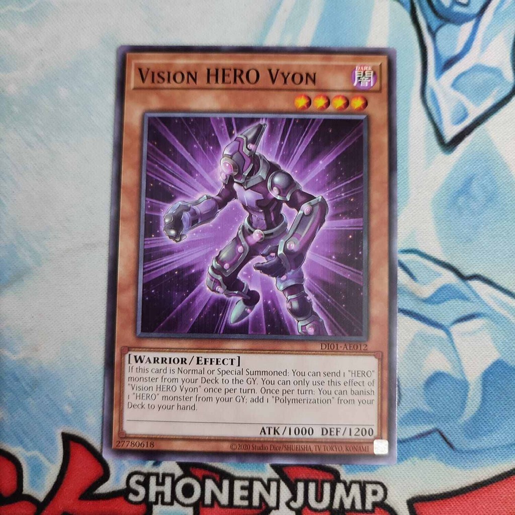 Jual yugioh AE vision hero vyon DI01-AE012 C original | Shopee Indonesia