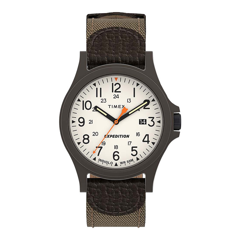 Orologio Da Uomo TIMEX Expedition Scout In Pelle 40 Mm - T49963 Prezzo Al Pubblico Consigliato - Foto 4