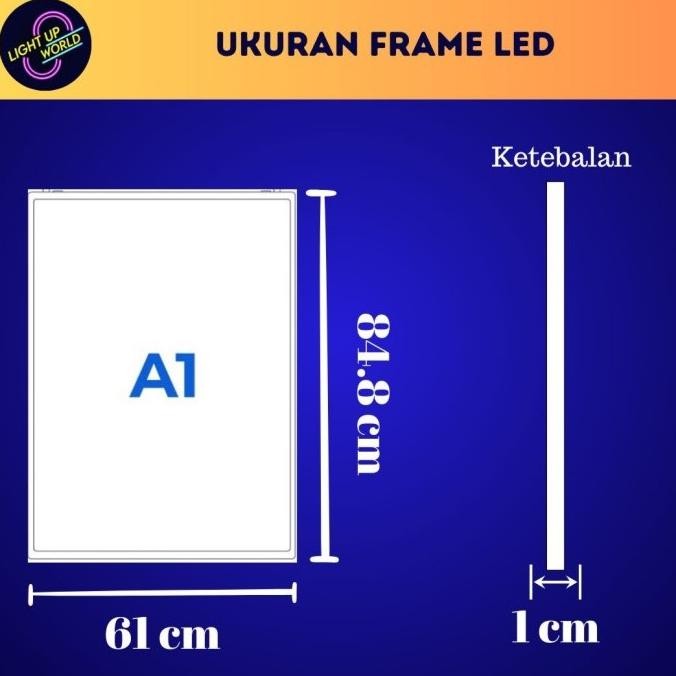 Jual Slim Light Box Ultra Thin Light Box Led Frame Banner Advertising ...