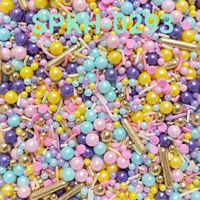 Jual SPKH-0293 Sprinkles sprinkle springkel 500gr mutiara warna pastel ...