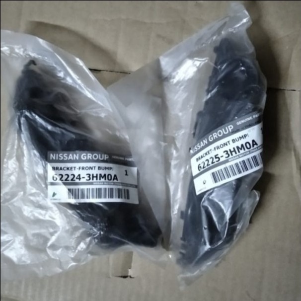 Jual BRACKET BUMPER DEPAN NISSAN MARCH K13 FACELIFT 62224/25-3HM0A ...