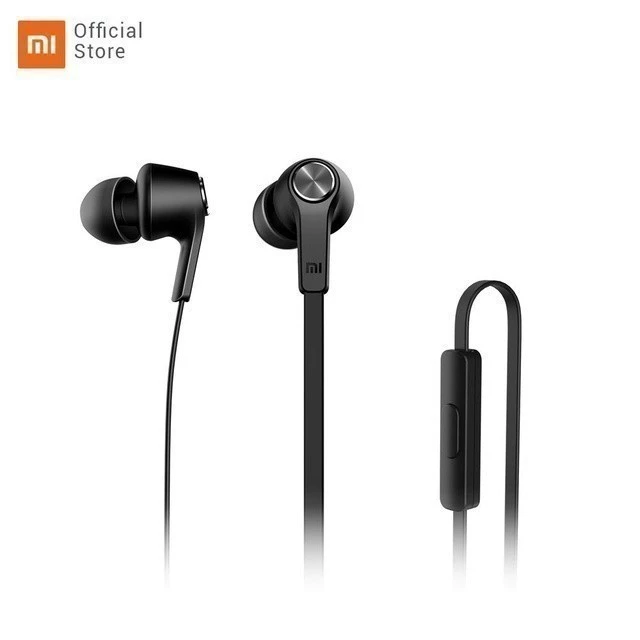 Xiaomi In-Ear Headphones Basic | Built-in Microphone | Desain elegan | Earphone | Headset [ Official Store ]