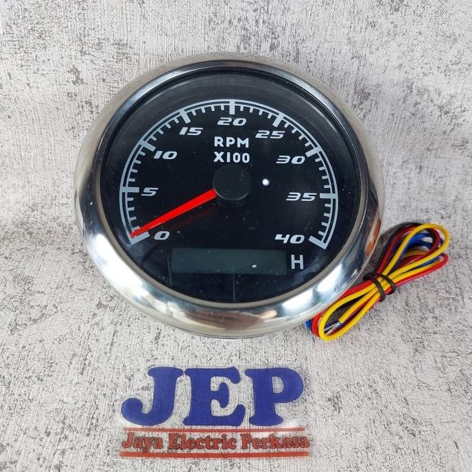 Jual Tachometer Genset Rpm Meter 4000 Rpm 12V / 24V Tachometer With ...