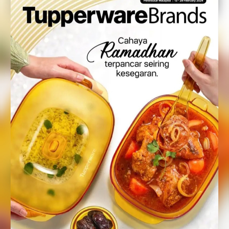 Jual Wadah Saji Tupperware Crystalline Rice Server 1.8L (1pc) | Shopee ...