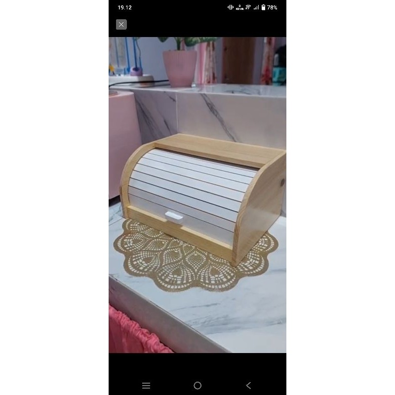 Jual bread box tempat penyimpanan roti serbaguna aesthetic (342518 ...