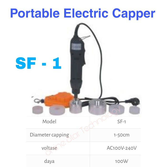Jual Heavypack Portable Electric Capper SF-1 SF1 Mesin Capping Penutup ...